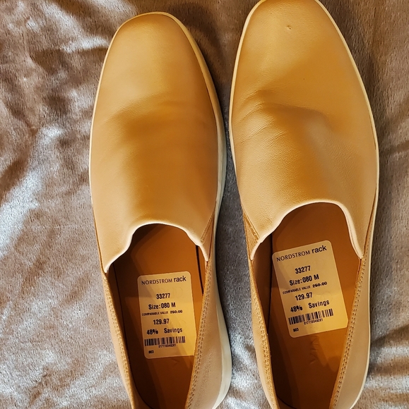 Vince Camuto Leather Platform Sneaker sz 8 - Picture 2 of 7